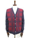 未使用 【ザノーネ ZANONE】 812890 ZM288 Z7574 定価52800円 ウール素材 長袖ニットカーディガン (メンズ) size50 紺系 ...