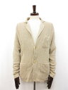 未使用【ザノーネ ZANONE】GIACCA T 812969 Z1343 Z2010 定価74800円 麻70% ミドルゲージ ニットカーディガン (メンズ)...