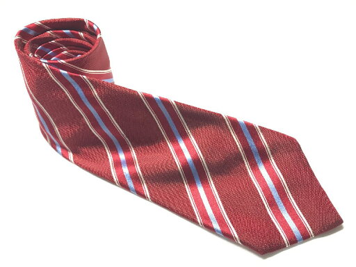 美品 【ブリオーニ Brioni】 ストライプ レジメン柄 絹 シルク ネクタイ (メンズ) レッド×ホワイト×ライトブルー イタリア製 □27KSM0322 【中古】 美品 【ブリオーニ Brioni】 ストライプ レジメン柄 絹 シルク ネクタイ (メンズ) レッド×ホワイト×ライトブルー イタリア製 □27KSM0322 【中古】