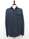 定価85.800円 未使用【モンテドーロ MONTEDORO】SLOWEAR 63M616 M9367 820 コットンリネンデニムカバーオール(メンズ) size44 □17SLJ0178【中古】(4)
