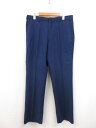 超美品 【インコテックス INCOTEX】 AET704 ウール100% スラックス パンツ (メンズ) size50 青みのあるネイビー系 □35MPA2559□ 【中古】(4)