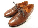 美品 【JMウエストン J.M.WESTON】 300 旧ロゴ キャップトゥ 内羽根 シューズ 靴 (レディース) size4E ブラウン系 □30LZ4787...