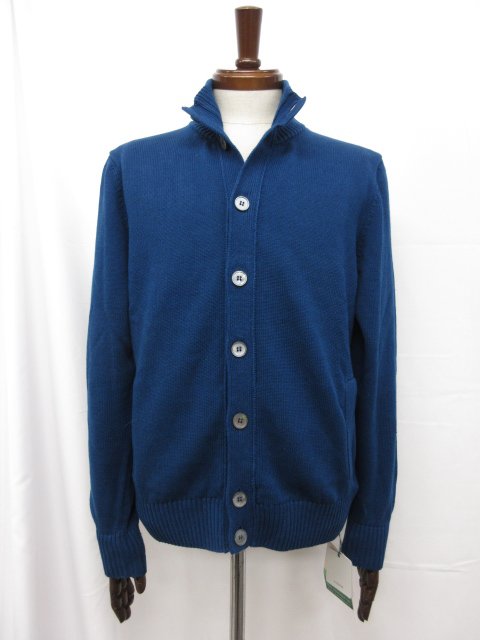 未使用【ザノーネ ZANONE】812485 Z1337 Z5115 キョート CHIOTO 定価69300円 麻×綿 ニットカーディガン(メンズ)size50...