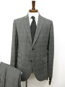 超美品【ニールバレット NEIL BARRETT】 BAB47 1210 シングル2ボタン スーツ (メンズ) size48 グレー系 グレンチェック柄 ◯32RMS0550◯ 【中古】(4)