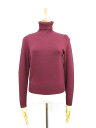 未使用品【PAULE KA ポールカ】タートルネック ハイゲージ 長袖ニット (レディース) sizeS ワインレッド系 ◯35LN5629◯ 【中古】