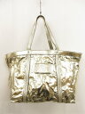 訳あり品 【ドルチェ&ガッバーナ DOLCE&GABBANA】 MISS BYE BYE トートバッグ (レディース) ゴールド 裏地レオパード ○5LG306...