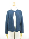 未使用品 【ポールスチュアート Paul Stuart】 K1N36-411-24 ラメ入り 長袖ニットカーディガン (レディース) size6 ネイビー系◯35LN5632◯ 【中古】(4)
