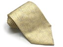 【アイムプロダクト im product】 イッセイミヤケ 総柄 プリント 絹 シルク ネクタイ (メンズ) ライトイエロー ◯27KSM1255 【中古】