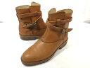 超美品 【セダークレスト CEDAR CREST】 レザー プレーントゥ ジョッパーブーツ 紳士靴 (メンズ) size24.5 ライトブラウン系 ◯30MZA...