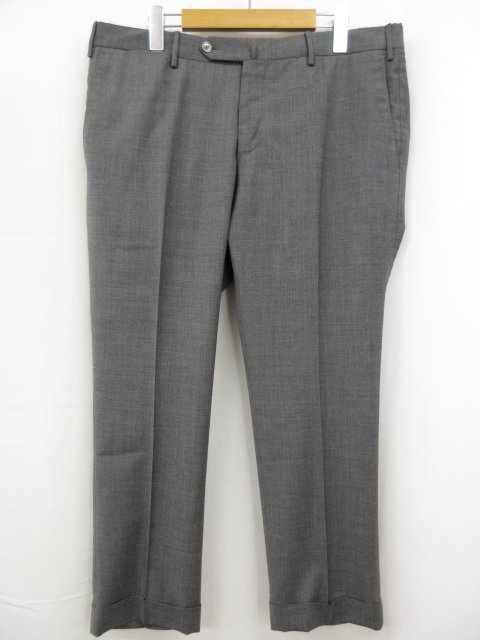 極美品【ピーティートリノ PT TORINO】 ウールスラックス パンツ (メンズ) size52 ミディアムグレー系 C0DSTVZ00TVN P035 ◯33MPA3233◯　【中古】