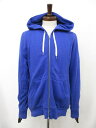 【Acne Studios アクネストゥディオズ】 JUSTIN SSH14 ダブルジップパーカー (メンズ) sizeXS 鮮やかなブルー系 ◯35MT563...