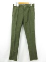 未使用 【インコテックス INCOTEX】 12S100 40611 731 定価41800円 コットンスラックス パンツ (メンズ) size33 カーキ系 ...
