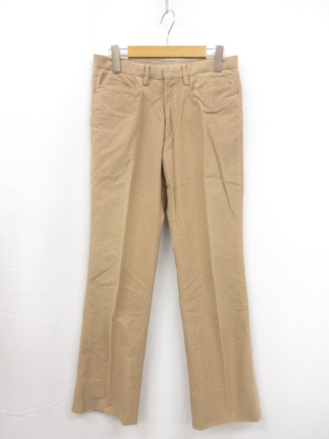 美品【トゥモローランド TOMORROWLAND】51-04-64-04206 秋冬 スラックス パンツ (メンズ) size44 ライトブラウン系 ◯35MPA3043◯【中古】