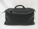未使用 【ダンヒル dunhill】 ベルグレイブコレクション ボストンバッグ 2WAYショルダーバッグ (メンズ) ブラック ◯5HT2883○ 【中古】
