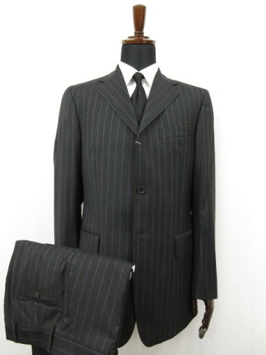 未使用 【TAGLIATORE NAPOLI 1939 タリアトーレ】 Super120’s 3B スーツ (メンズ) 46 グレー系 ストライプ 伊製 TA700/18 ◯27SLJ0559 【中古】 未使用 【TAGLIATORE NAPOLI 1939 タリアトーレ】 Super120’s 3B スーツ (メンズ) 46 グレー系 ストライプ 伊製 TA700/18 ◯27SLJ0559 【中古】