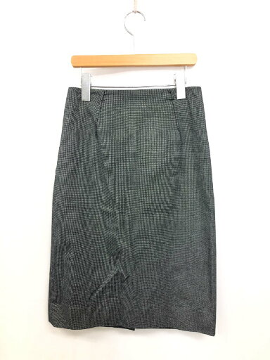 極美品【Paule Ka ポールカ】ナチュラルな織柄 膝丈 タイトスカート (レディース) size36 ブラック×グレー系 ◯17LF3845◯ 【中古】 極美品【Paule Ka ポールカ】ナチュラルな織柄 膝丈 タイトスカート (レディース) size36 ブラック×グレー系 ◯17LF3845◯ 【中古】