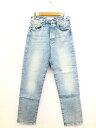 極美品【マザー MOTHER】 ダメージ加工&ウォッシュ加工 デニムパンツ (レディース) size25 薄めのインディゴブルー 3110600033 ◯33L...