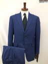 【ポールスチュアート Paul Stuart】 マイクロ千鳥柄 シングル2ボタン スーツ (メンズ) size48R ネイビー系 J1H32-307-27 ◯33RMS1132◯ 【中古】