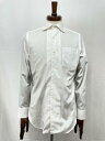 【ポールスミスロンドン Paul Smith LONDON】PL-CR-47072 コットン100% ストライプ 長袖シャツ (メンズ) sizeS ホワイト ◯35MK4989◯ 【中古】