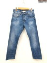 超美品【ラルディーニ LARDINI】 JYYORKM デニムパンツ (メンズ) size30 明るめのインディゴブルー系 イタリア製 ◯33MPA3478◯ 【中古】(4)