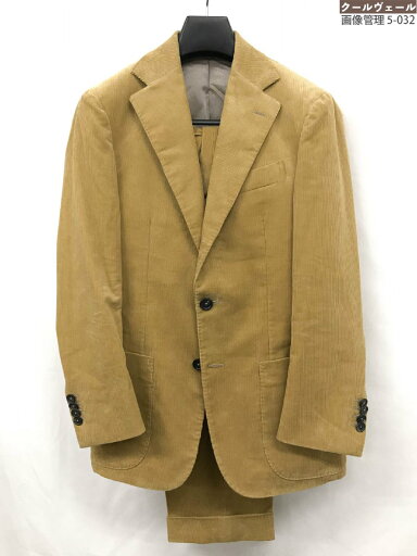 未使用品【De Petrillo デ ペトリロ】TW23J03 2B コーデュロイ セットアップスーツ (メンズ) 42/8DROP イエロー系 イタリア製◯32RMS1329◯ 【中古】 未使用品【De Petrillo デ ペトリロ】TW23J03 2B コーデュロイ セットアップスーツ (メンズ) 42/8DROP イエロー系 イタリア製◯32RMS1329◯ 【中古】