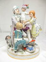 貴重品配送 【マイセン MEISSEN】 群像【良き父】磁器 高さ23cm 重量2020g ヨハン・カール・シェーンハイト 人形 ◯1KN127◯ 【中古】