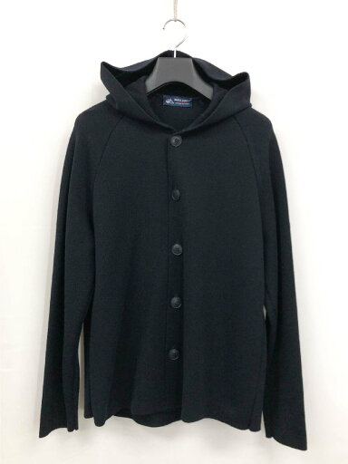 未使用【SAINT JAMES セントジェームス】72575 W63 フード付きニットジャケット (メンズ) size40(USA) ブラック 仏製 ◯35MN5888◯ 【中古】 未使用【SAINT JAMES セントジェームス】72575 W63 フード付きニットジャケット (メンズ) size40(USA) ブラック 仏製 ◯35MN5888◯ 【中古】
