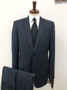 【ポールスミス Paul Smith】 ゼニア生地 シルク混 2Bスーツ (メンズ) sizeL ネイビー系 ストライプ柄 MK.193010 MD.1439◯33RMS1443 【中古】