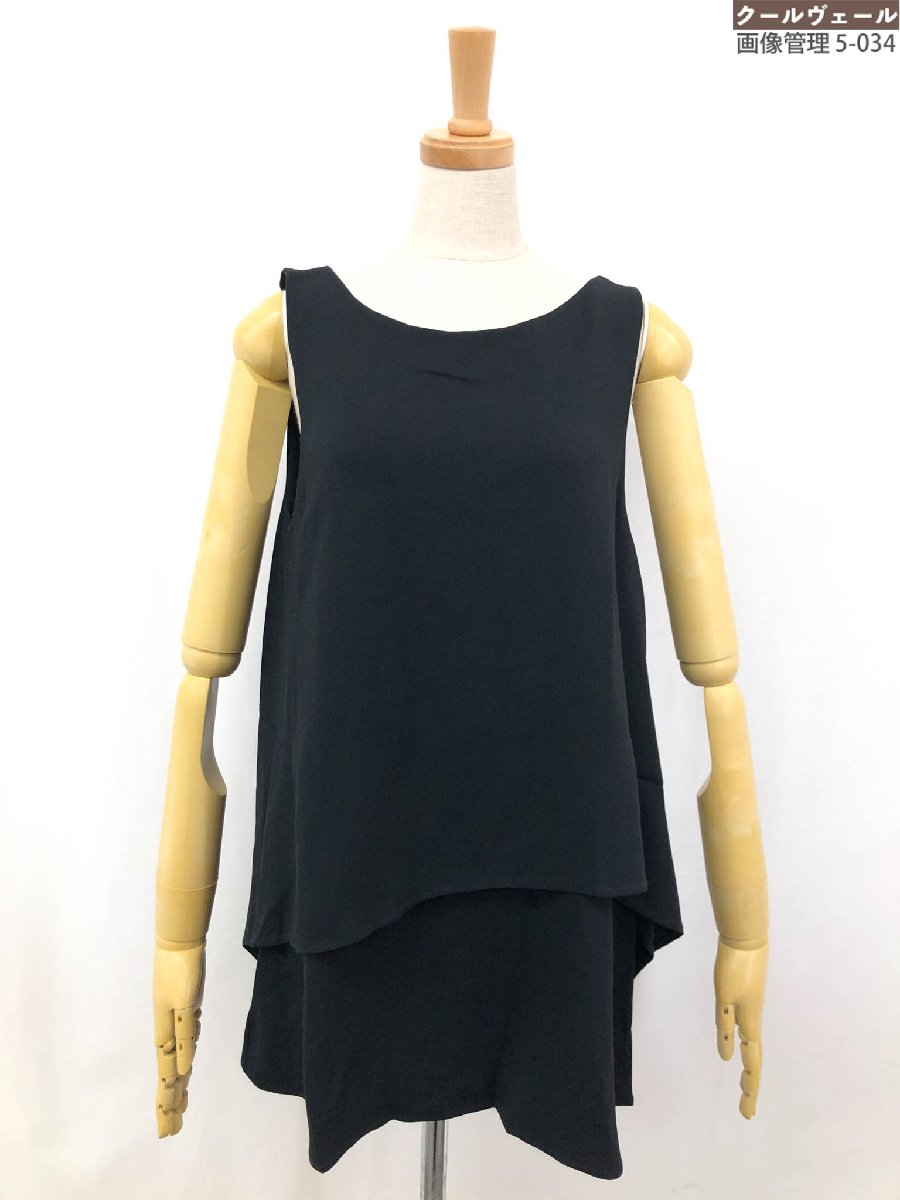 超美品【ROBERTO MUSSO ロベルトムッソ】18-050-510-0023-1-0 素敵なシルエット チュニック ブラウス(レディース)40 黒 伊製 ...