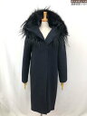 美品【LANVIN RIVER 2010 ランバン】W0 1052 0979 C4B ゴージャスなフォックスファー ジップアップコート(レディース)34 仏製◯17LW1694◯ 【中古】