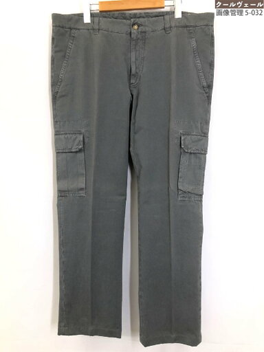 美品【ブルネロクチネリ BRUNELLO CUCINELLI】 コットンカーゴパンツ(メンズ) size54 ライトグレー系 イタリア製 ◯33MPA3637◯ 【中古】 美品【ブルネロクチネリ BRUNELLO CUCINELLI】 コットンカーゴパンツ(メンズ) size54 ライトグレー系 イタリア製 ◯33MPA3637◯ 【中古】