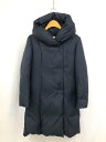 超美品【RHYME×LIMONTA ライム×リモンタ】2618CT62W ボリュームカラー ダウンコート (レディース) sizeS ネイビー系 ◯17LW1683◯ 【中古】