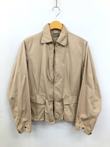 【BEACHHEAD CLOTH】ジップアップコットンブルゾン ライトアウター (レディース) sizeL相当 ベージュ系 ◯17LB1994◯ 【中古】 【BEACHHEAD CLOTH】ジップアップコットンブルゾン ライトアウター (レディース) sizeL相当 ベージュ系 ◯17LB1994◯ 【中古】