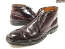 美品 【オールデン ALDEN】 コードバン 1339 プレーントゥ チャッカブーツ 紳士靴 (メンズ) size8.5E ブラウン系 ◇3MZA7671◇ 【...