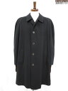 超美品【Brioni ブリオーニ】OXFORD S ピュアカシミア100% 最高級ステンカラーコート (メンズ) size50/R5 ブラック イタリア製 ◇1...