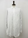 美品【エトロ ETRO】222-1K499-3214 コットン100% ペイズリー総柄 長袖シャツ (メンズ) size43 ホワイト イタリア製 ◇35MK5...