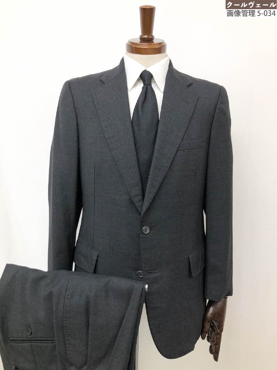 【ブルックスブラザーズ Brooks Brothers】 シングル2ボタンスーツ (メンズ) sizeA5 チャコールグレー系 無地 BBSBZ 838400 ◇33RMS1919◇ 【中古】