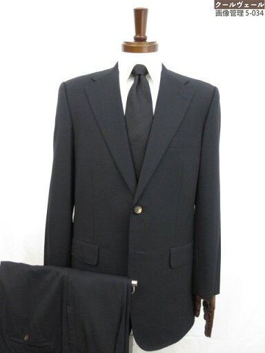 【チェスターバリー CHESTER BARRIE】シルク混 シングル2ボタン スーツ (メンズ) sizeB6 ネイビー 濃紺 ストライプ織柄 ◇32RMS1941◇ 【中古】 【チェスターバリー CHESTER BARRIE】シルク混 シングル2ボタン スーツ (メンズ) sizeB6 ネイビー 濃紺 ストライプ織柄 ◇32RMS1941◇ 【中古】