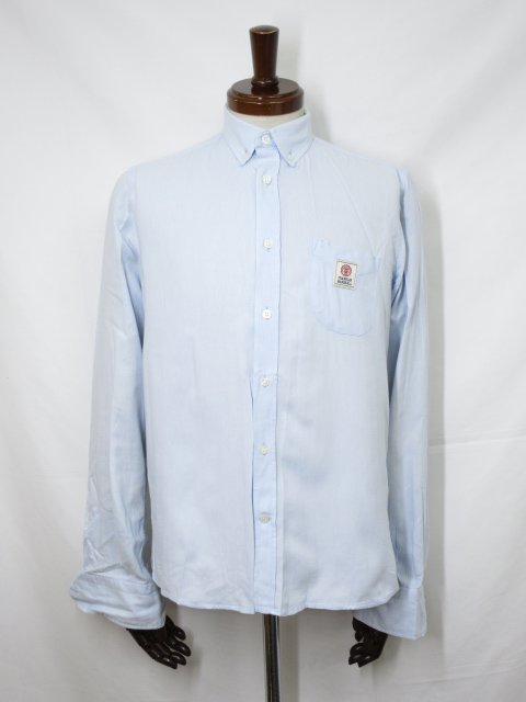 【フランクリン&マーシャル FRANKLIN&MARSHALL】コットン100% ボタンダウン 長袖シャツ (メンズ) sizeS ライトブルー系 ◇35MK5...