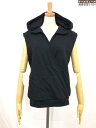 美品【ドリスヴァンノッテン DRIES VAN NOTEN】コットン100% カシュクール風 ノースリーブカットソー (レディース) sizeS 黒 ◇35LT5480◇ 【中古】