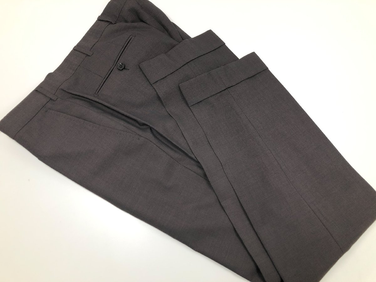 極美品【エルメネジルドゼニア Ermenegildo Zegna】0DS267 221225 ス・ミズーラ 2B スーツ (メンズ) 7-48C ブラウングレー系 ◇35RMS2446◇　【中古】