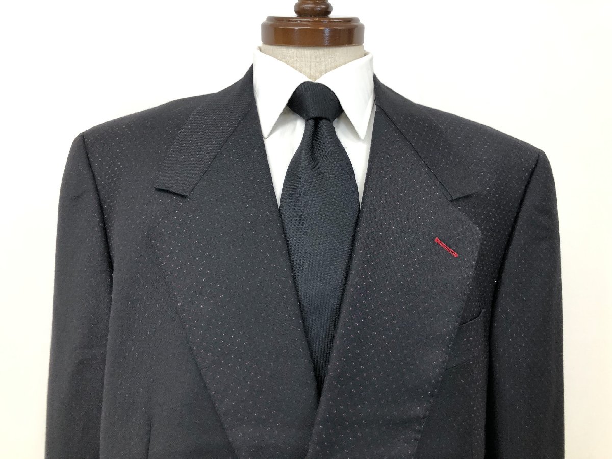 【GIANNI VERSACECouture ジャンニヴェルサーチクチュール】25WTVD 裏地メデューサ ダブル4B スーツ(メンズ)56/DROP8 灰 伊製◇35RMS2410　【中古】