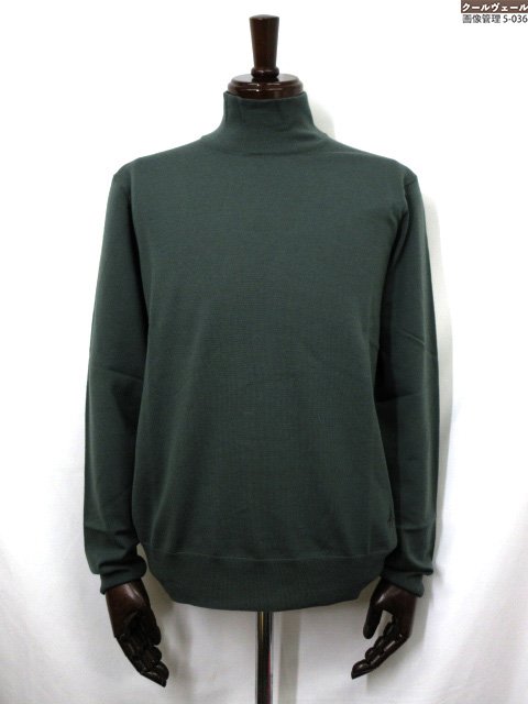 未使用【Paul Stuart ポールスチュアート】J1N32-560-74 ハイゲージ ハイネック 長袖ニット (メンズ) s..