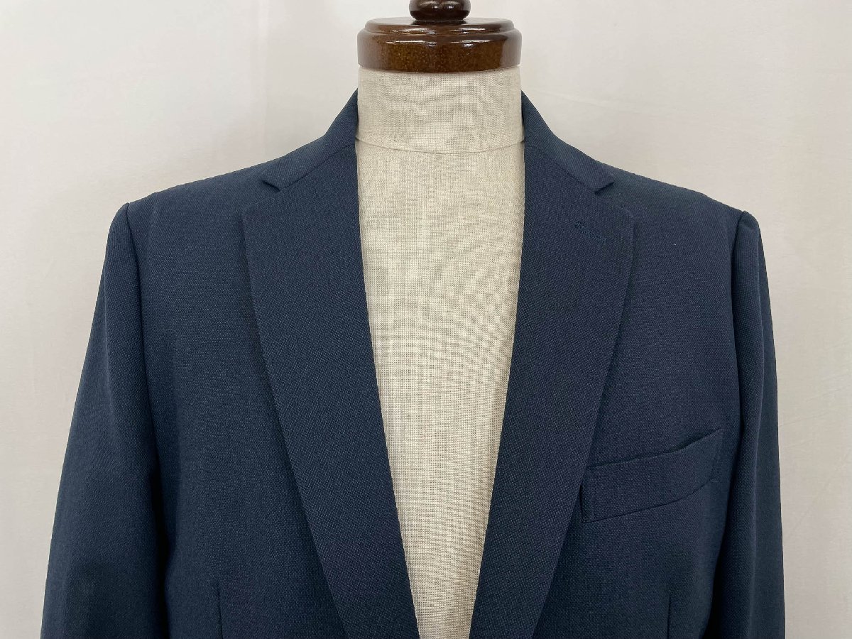 【グリーンレーベルリラクシング】 MODERN 2ボタンセットアップスーツ (メンズ) sizeL ネイビー系 織柄 3122-139-1307 ◇33RMS2830◇　【中古】