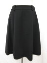 美品【コトゥー COTOO】ストーン装飾 ひざ丈フレアスカート (レディース) size38 ブラック W3S16-864-09 □33LF3622□ 【中古】