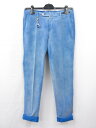 極美品  SHARP FIT STRECH コール天 スラックス (メンズ) size46 ブルー系 CPPTT01Z10AMC VT92 ■28MPA0711