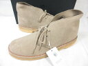 未使用 【クラークスオリジナルス Clarks ORIGINALS】 11826 スエード デザートブーツ 靴 (メンズ) UK6.5G ライトベージュ ◯30...