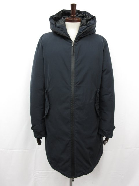 定価165.000円 未使用【SLOWEAR スローウエア】TEKNOSARTORIAL 63M003 M4572 820 3WAY ダウンライナー付きコート(メンズ)46 紺◯17SLJ0458 【中古】