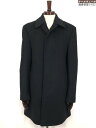 美品【ローレンラルフローレン】4900060290 肉厚メルトン調生地 ウールステンカラーコート (メンズ) size38R ブラック ◯17MW3822◯ 【中古】