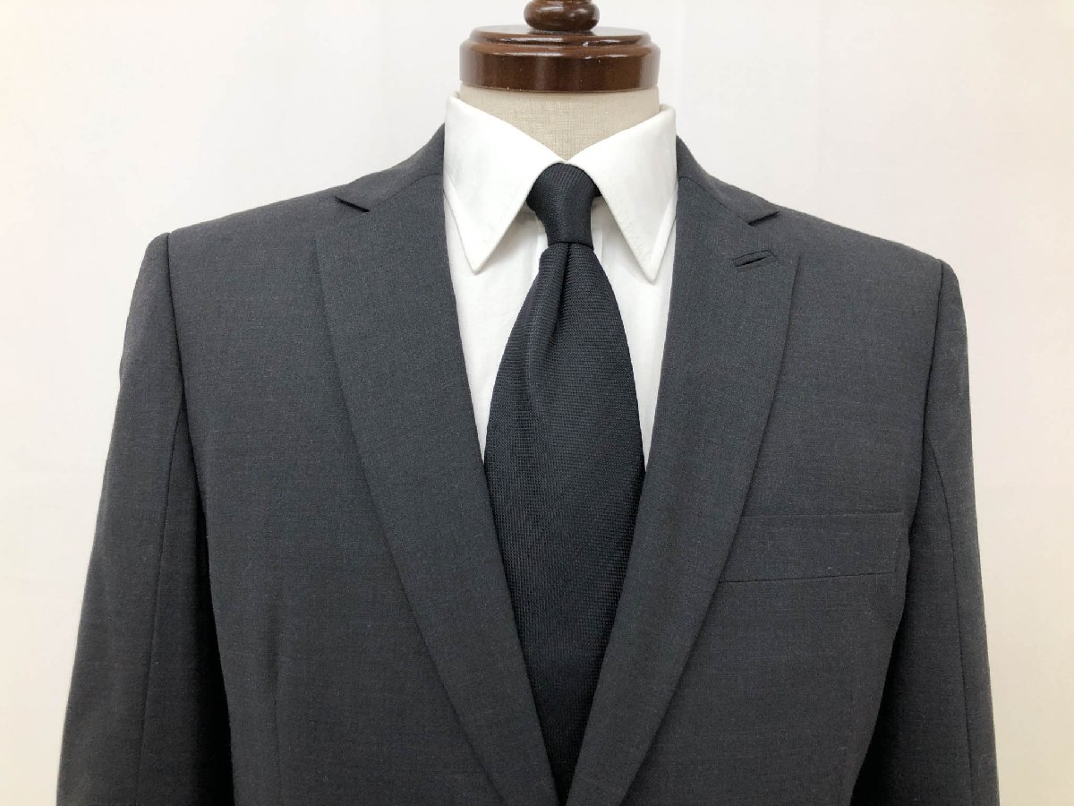 美品【ディーゼルブラックゴールド DIESEL BLACK GOLD】JUNONE-CO シングル2ボタン スーツ (メンズ) size46/48 ブラック系 ◯17RMS1232◯　【中古】